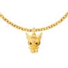 TOMEI X Sanrio Chubby Kuromi Pendant, Yellow Gold 999