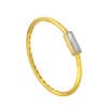 TOMEI Diamond Cut Collection Bangle, Yellow Gold 916