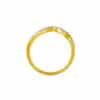 TOMEI Diamond Cut Collection Wavy Ring, Yellow Gold 916