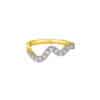 TOMEI Diamond Cut Collection Wavy Ring, Yellow Gold 916