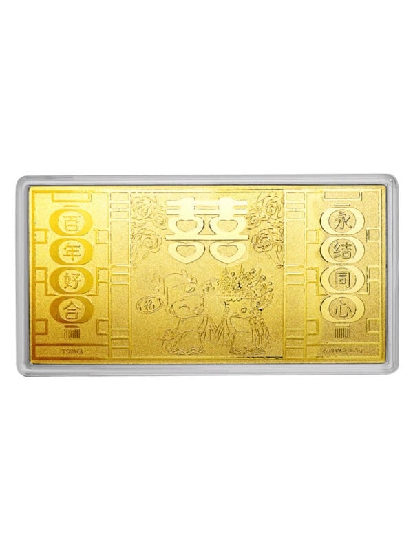 TOMEI [Online Exclusive] Wedding Series Gold Wafer 0.5G, Yellow Gold 9999