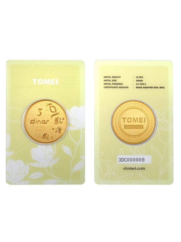 TOMEI [3 Dinar] Gold Coin I Fine Gold 9999