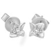 Tomei White Gold 585 (14K) "Lucky in Love" Diamond Earrings (E1438)