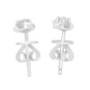 Tomei White Gold 585 (14K) "Lucky in Love" Diamond Earrings (E1438)