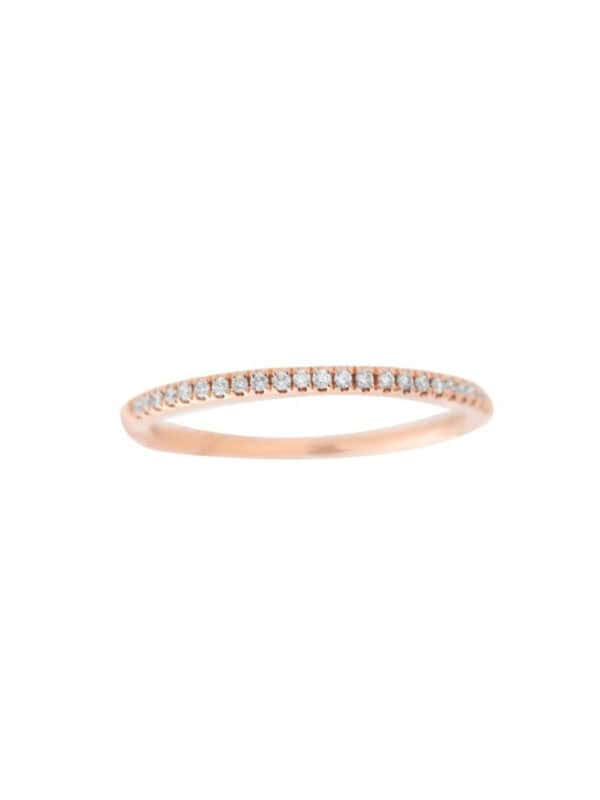 TOMEI Eternity Ring, Diamond Rose Gold 750