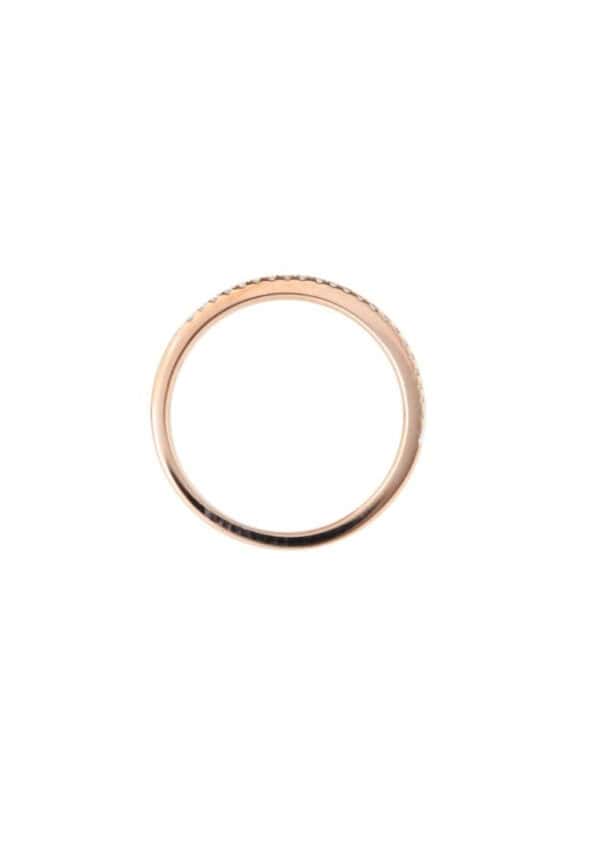 TOMEI Eternity Ring, Diamond Rose Gold 750