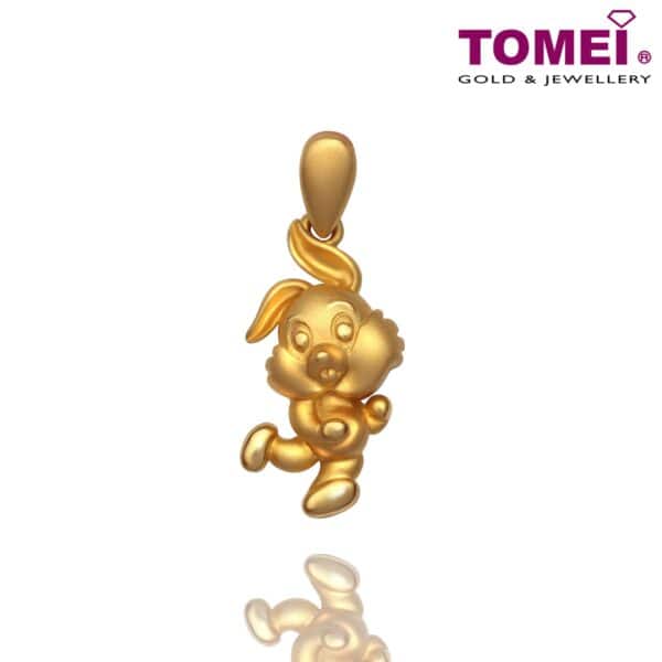 Rabbit_9P-YG0228P-RB-1C_256211ab-8a47-4cca-81af-a713b3604b1e TOMEI Sweet Blessings Rabbit Pendant, Yellow Gold 916