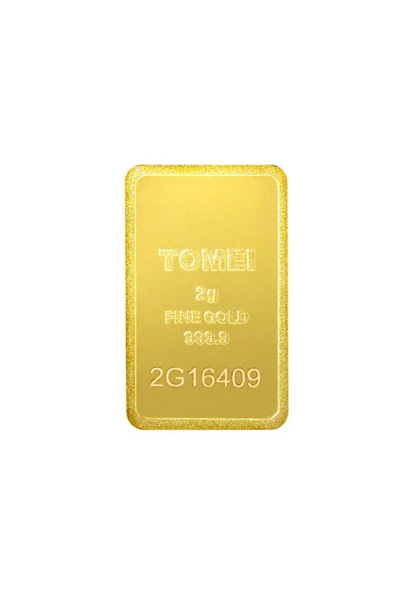 [TOMEI Exclusive]Twin Towers Gold Bar 2G | Fine Gold 9999