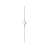 TOMEI Rouge Collection Heart Necklace, Rose Gold 750