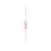TOMEI Rouge Collection Spinning Gourd Necklace, Rose Gold 750