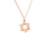 TOMEI Rouge Collection Six Leaves Necklace, Rose Gold 750