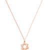 TOMEI Rouge Collection Six Leaves Necklace, Rose Gold 750