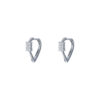 TOMEI Diamond Earrings, White Gold 585
