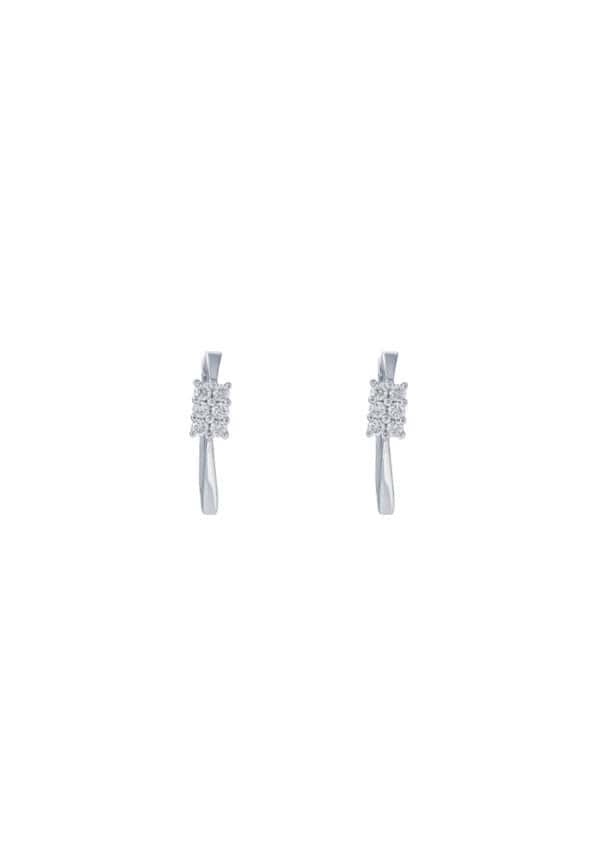 Tomei_0015_E801_1.psdcopy TOMEI Diamond Earrings, White Gold 585