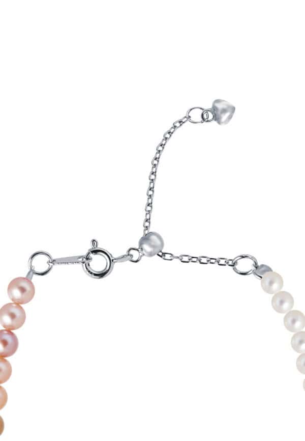 TOMEI [Online Exclusive] Pearlfect Love Single Strand Dual-Tone Pearl Bracelet