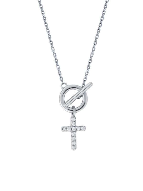 TOMEI Twinkly Trinkets Collection Diamond Necklace, White Gold 585