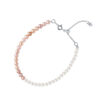 TOMEI [Online Exclusive] Pearlfect Love Single Strand Dual-Tone Pearl Bracelet