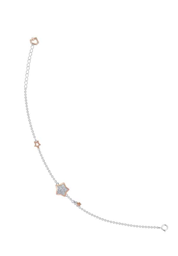 Untitled-1_0002s_0001_DSC09141.psd TOMEI Aurora Bloom Diamond Bracelet, White+Rose Gold 585