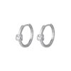 TOMEI Tower Collection Diamond Earrings, White Gold 585