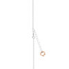 TOMEI Aurora Bloom Diamond Bracelet, White+Rose Gold 585