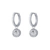 TOMEI Sphericity in Luminescence Duo Earrings, White Gold 585