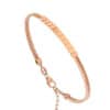 TOMEI Gilded Harmony Bangle, Rose Gold 750