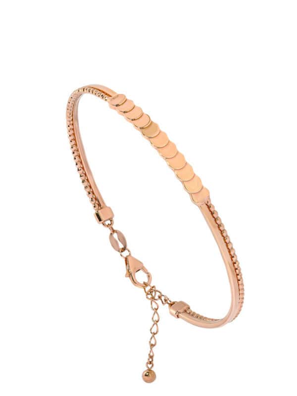 TOMEI Gilded Harmony Bangle, Rose Gold 750
