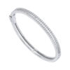 TOMEI Gilded Harmony Diamond Bangle, White Gold 750
