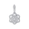 TOMEI The Classy Series Diamond Pendant, White Gold 750