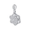 TOMEI The Classy Series Diamond Pendant, White Gold 750