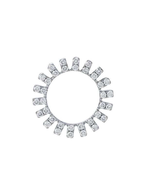 TOMEI The Classy Series Diamond Pendant, White Gold 750