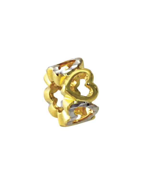 Untitled-9 TOMEI Union of Love Charm Colors of Memories, Yellow Gold 916