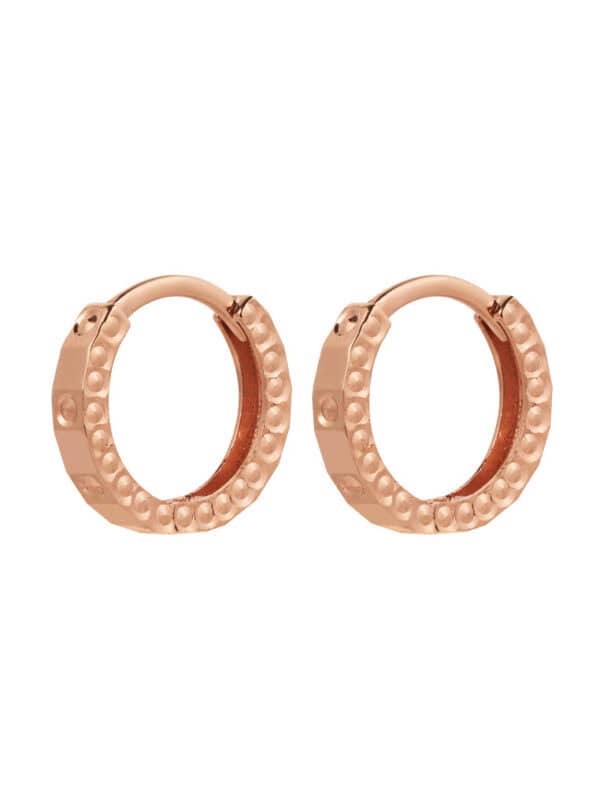 TOMEI Rouge Collection, Huggie Earrings, Rose Gold 750