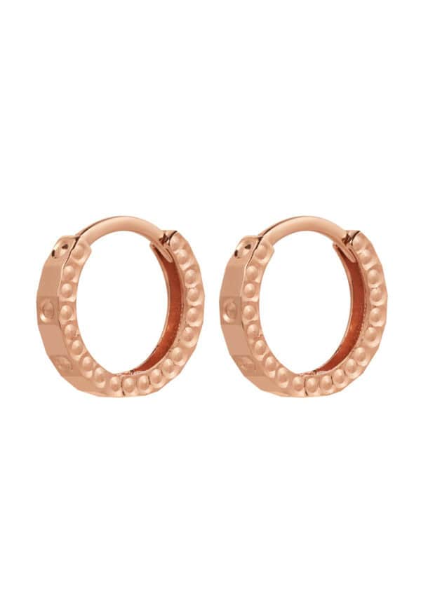 TOMEI Rouge Collection, Huggie Earrings, Rose Gold 750