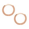 TOMEI Rouge Collection, Huggie Earrings, Rose Gold 750