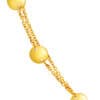 TOMEI [Online Exclusive] Lusso Italia Double Strand Chips Bracelet, Yellow Gold 916