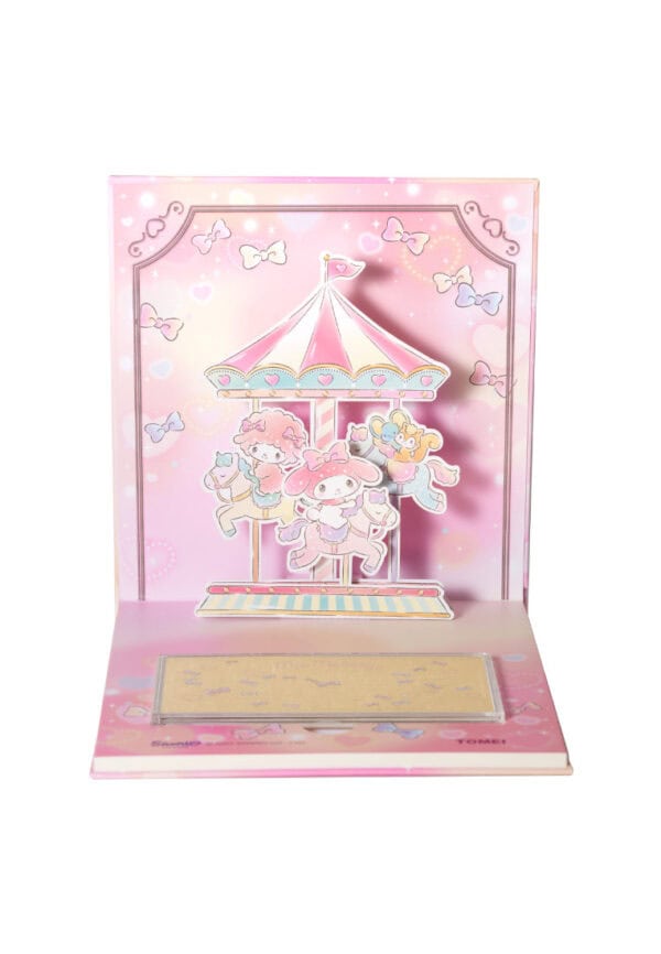 TOMEI X SANRIO My Melody Merry-Go-Round Gold Wafer 1G, Yellow Gold 9999