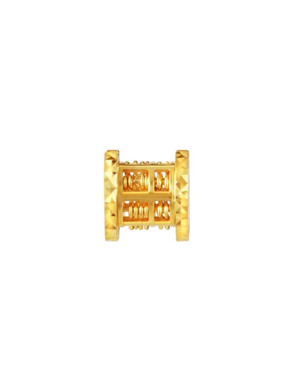 TOMEI Rolling Of Bless Pendant, Yellow Gold 916