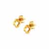 TOMEI [Online Exclusive] Lusso Italia Clover Earrings, Yellow Gold 916