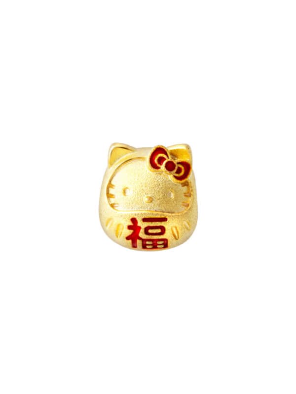 master762x1100_0011_DSC02676HK-YG1190P-EC TOMEI X SANRIO Hello Kitty Fuwa Charm, Yellow Gold 916