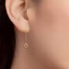 TOMEI [Online Exclusive] Lusso Italia Drop Clover Earrings, Yellow Gold 916