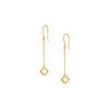 TOMEI [Online Exclusive] Lusso Italia Drop Clover Earrings, Yellow Gold 916