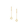 TOMEI [Online Exclusive] Lusso Italia Drop Clover Earrings, Yellow Gold 916