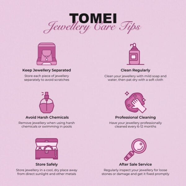 TOMEI 【温柔的爱意】Tender Love Ring, White+Rose Gold 750