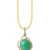 TOMEI ??????Jade Pendant, Yellow Gold 750