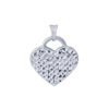 TOMEI True Love Pendant, White Gold 585