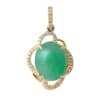 TOMEI ??????Jade Pendant, Yellow Gold 750