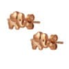 TOMEI Rouge Collection Elephant Earrings, Rose Gold 750