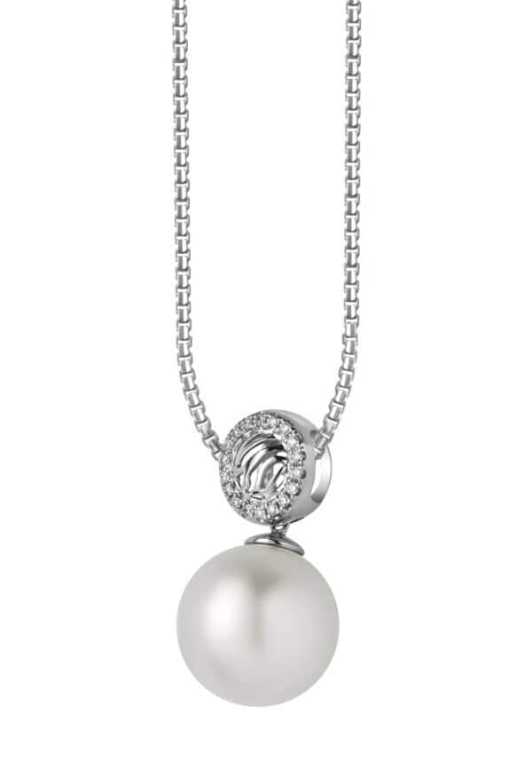 TOMEI South Sea Pearl Pendant, White Gold 750