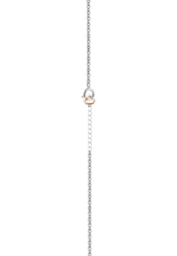 TOMEI ??????Infinity Love Bracelet, White+Rose Gold 585